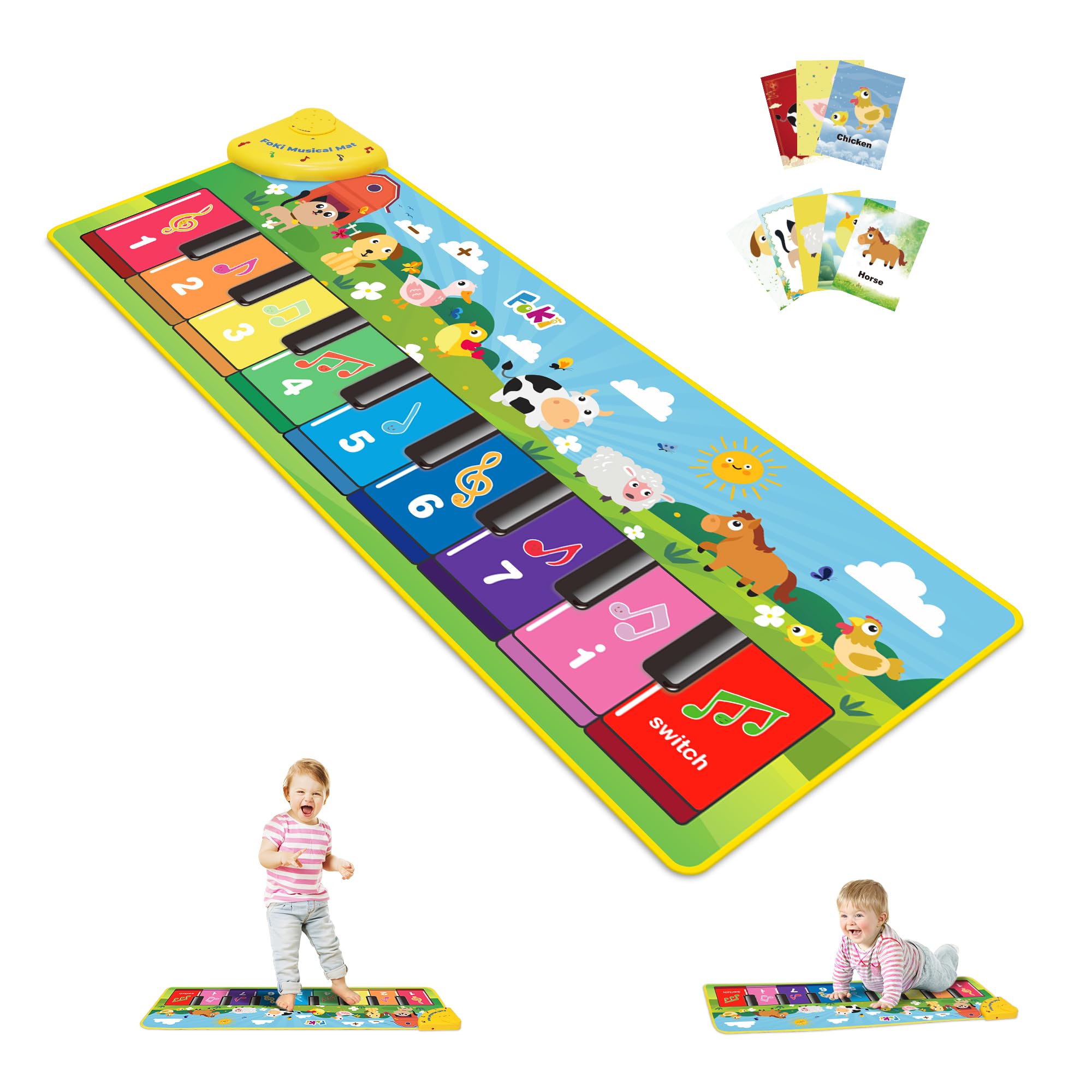 FOKI front packaging showing gift-ready box and colorful animal art promoting imaginative play