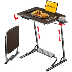 FoldWise front view showing full tabletop and sturdy frame for stable use