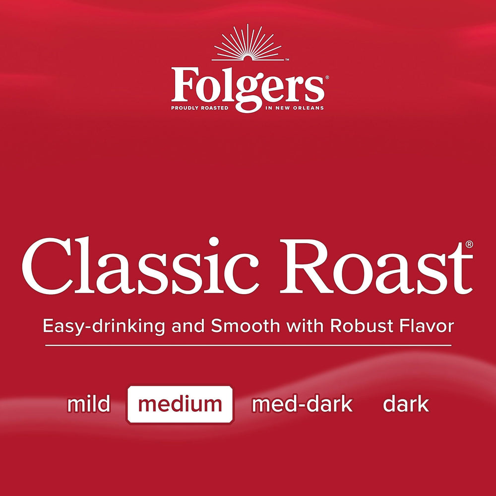 Folgers K-Cup pod close-up highlighting pod seal and fresh flavor retention