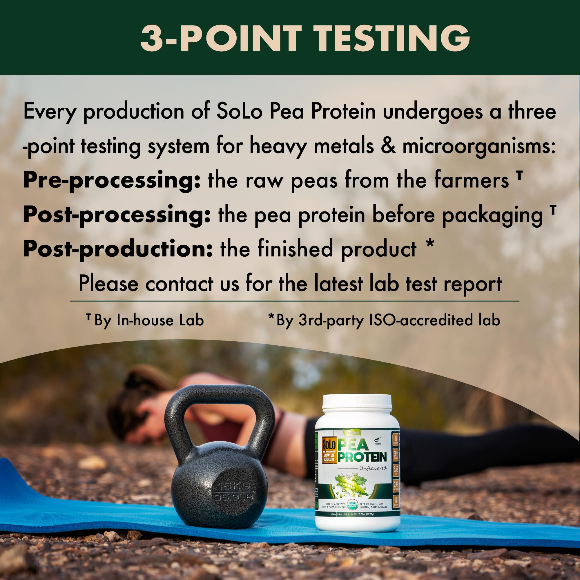 FOLONA SOLO added to pancake batter showing protein-enriched baking versatility