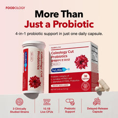 FOODOLOGY Coleology Cut single capsule close-up highlighting easy swallow