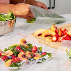 FoodSaver close-up of sealing strip showing precise heat compatibility