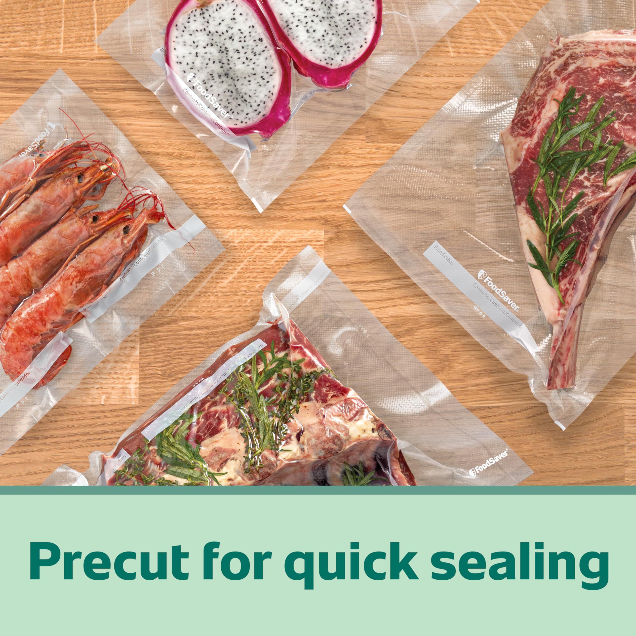 FoodSaver bag submerged for sous vide illustrating safe cooking and consistent heating