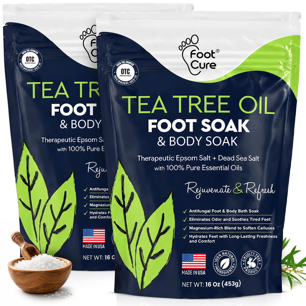 FOOT CURE front packaging showing product and benefits