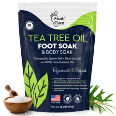 FOOT CURE front packaging showing jar and label for quick product ID and trust