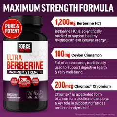 Force Factor Ceylon cinnamon bark powder emphasizing antioxidant support