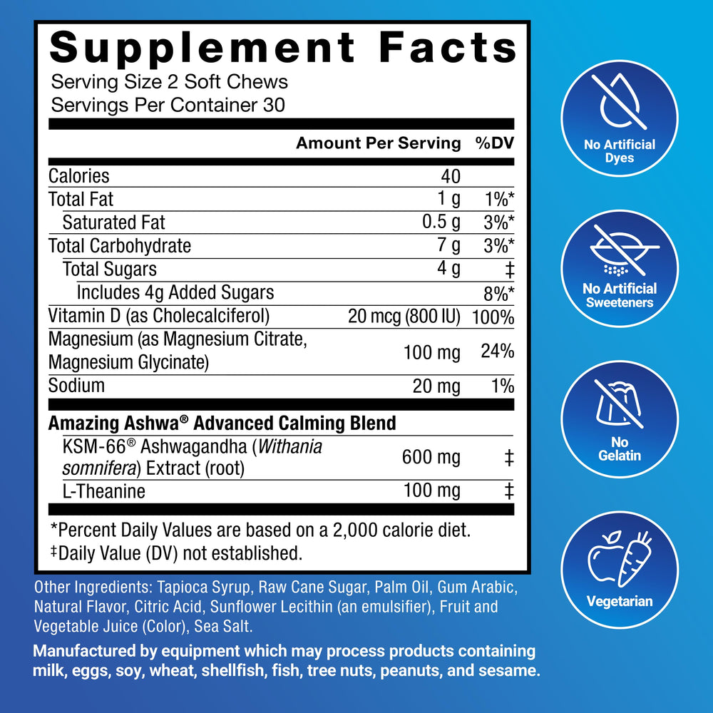 Force Factor chews in bowl on counter suggesting convenient daily use