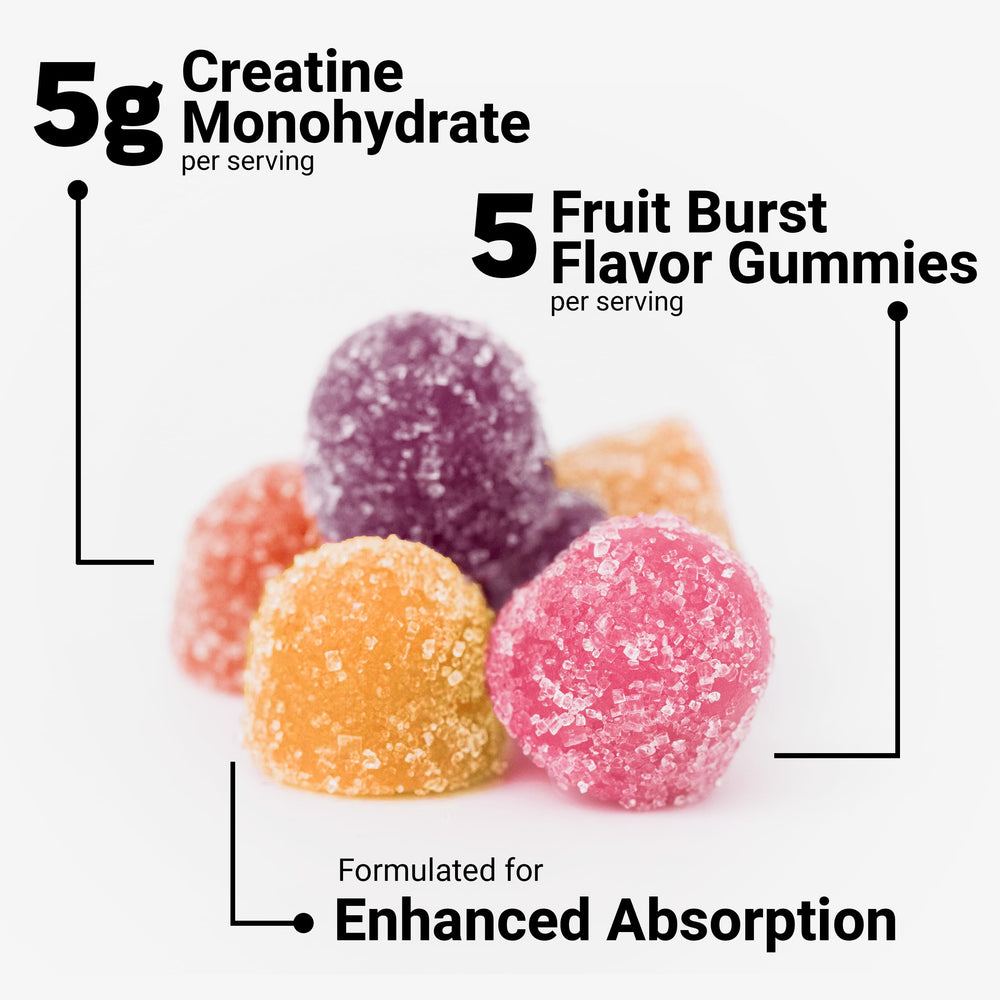 Force Factor close-up on gummy texture highlighting chewable form and pleasant mouthfeel