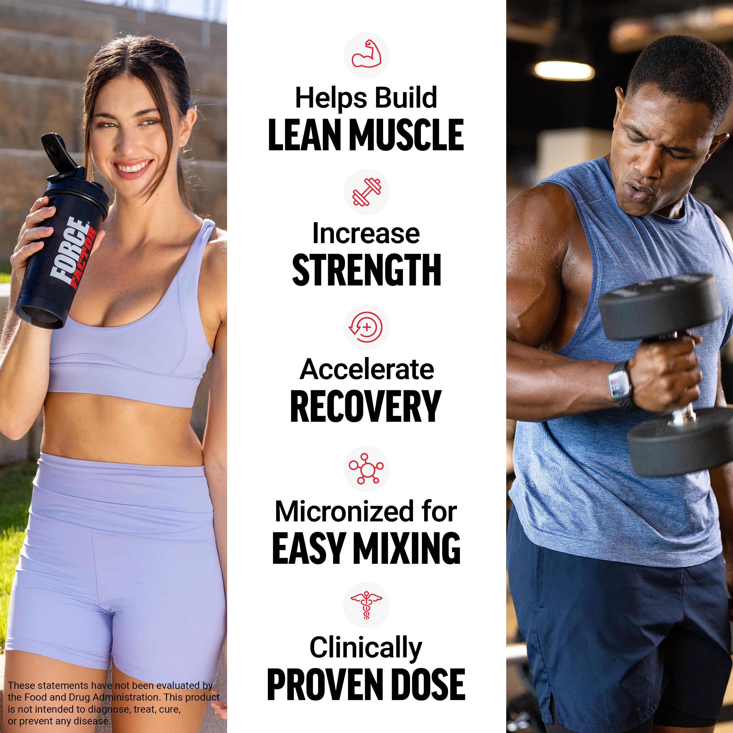 Force Factor open bottle with several gummies showing portability benefit