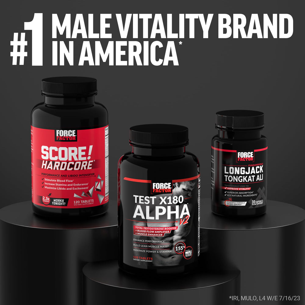 Force Factor nutrition and supplement facts label close-up showing transparency and ingredients