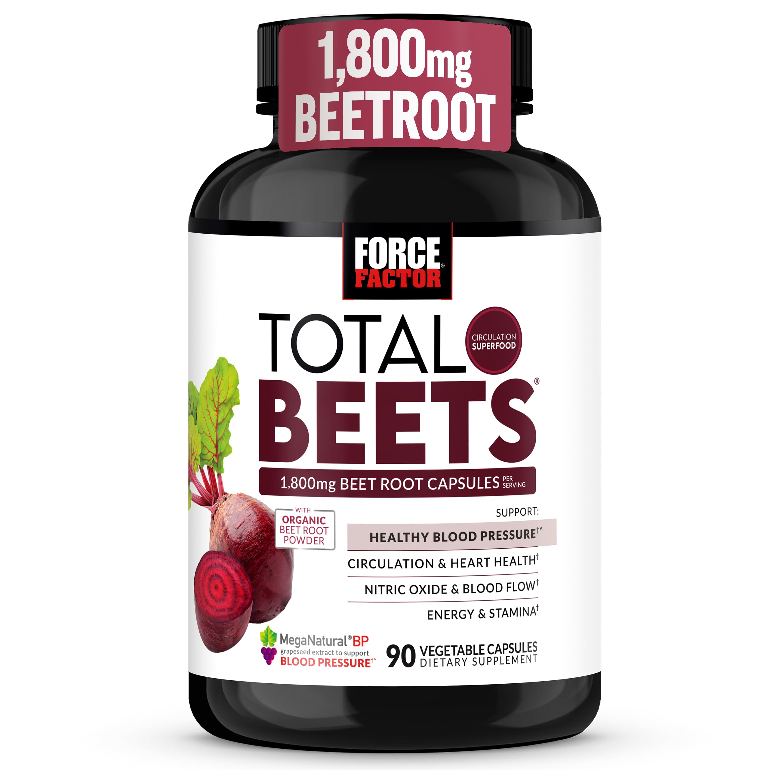 Force Factor bottle front view highlighting product branding and benefit