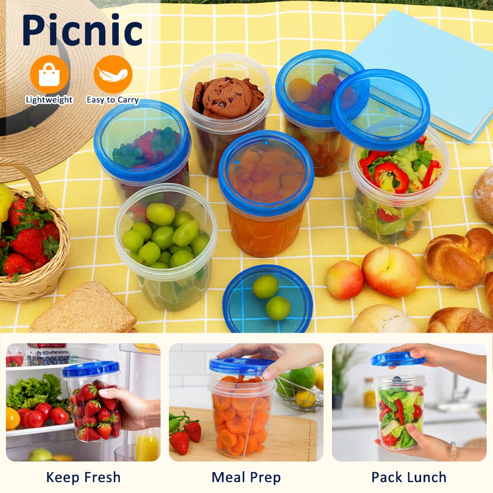 Forest Breathing containers in picnic setting showing portable, spill-resistant meal transport