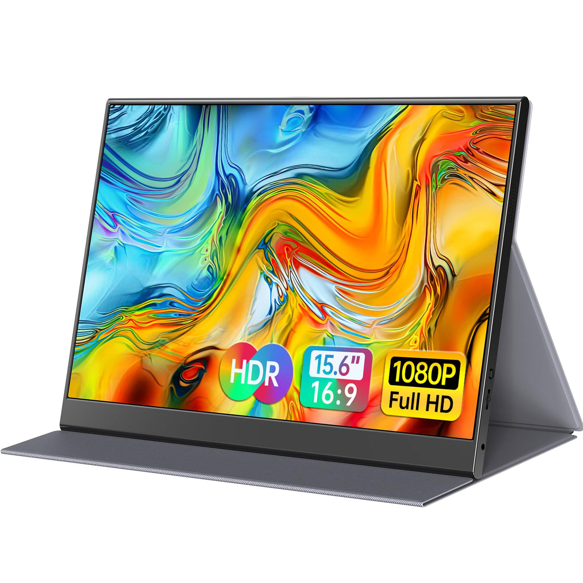 ForHelp front view monitor showing slim bezel and clear display for portable productivity