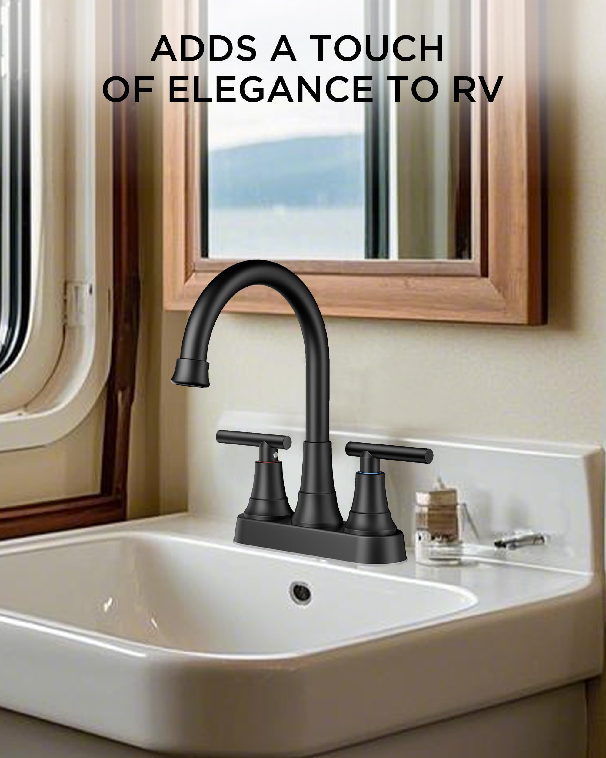 FORIOUS pop-up drain included with faucet showing overflow compatibility and neat finish