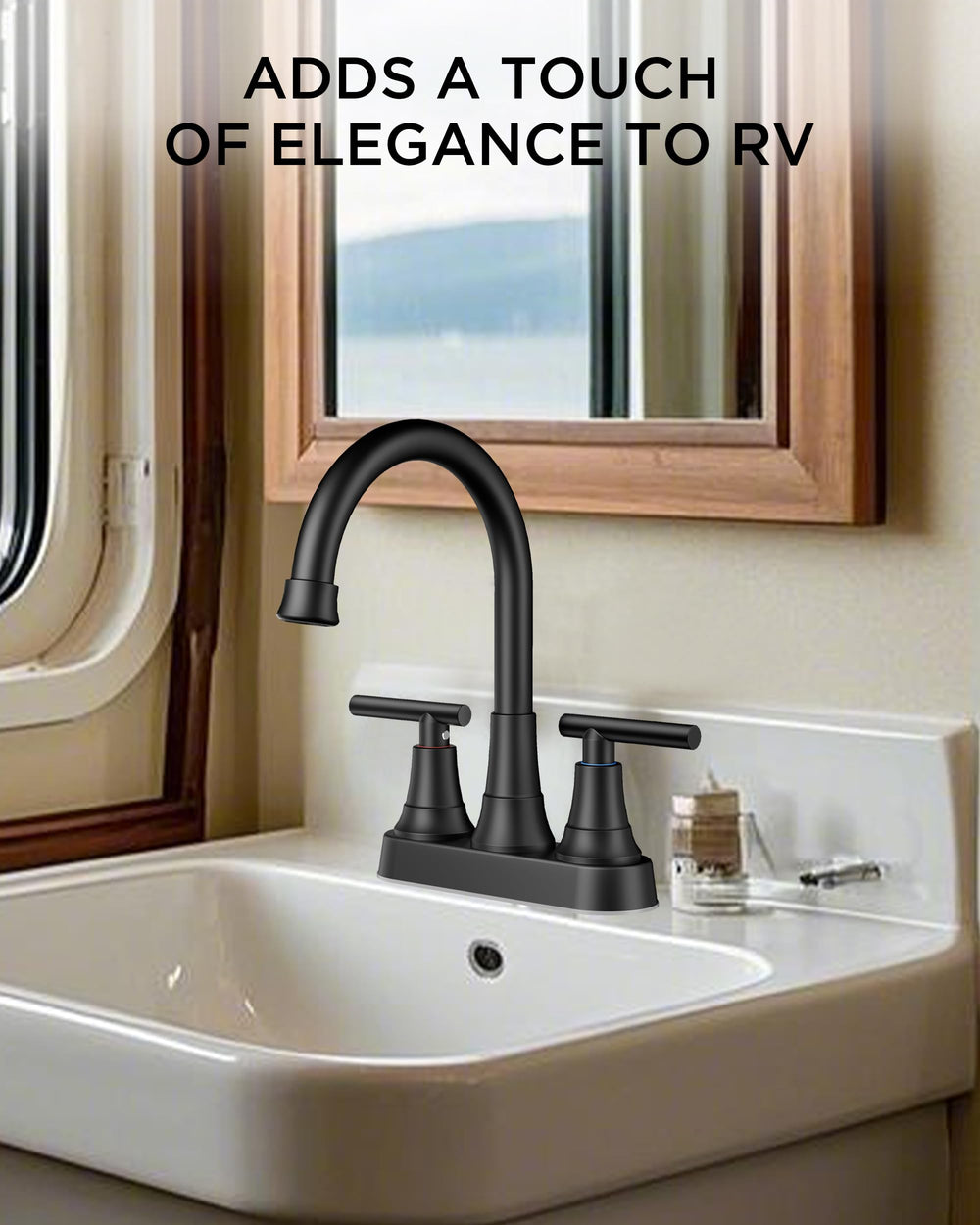 FORIOUS pop-up drain included with faucet showing overflow compatibility and neat finish