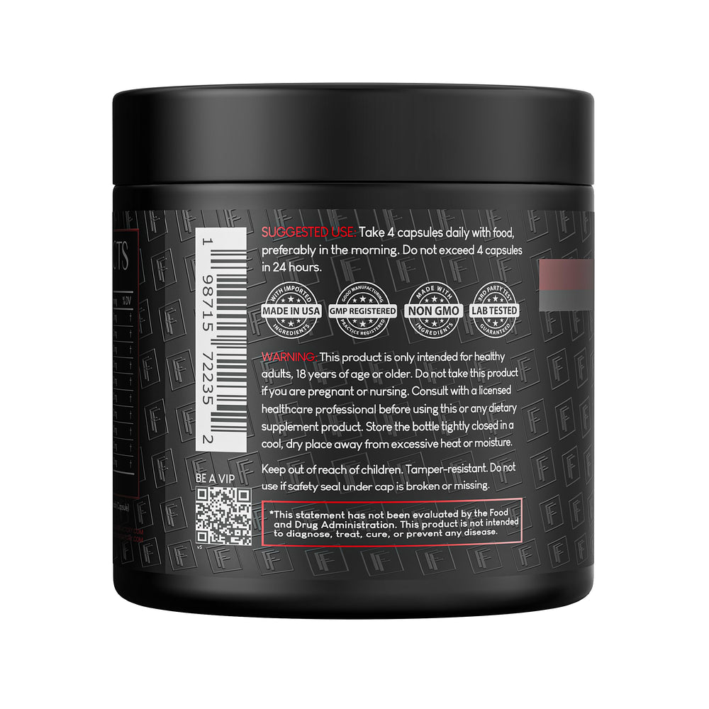 Formulation Factory label showing key nutrients for circulation support