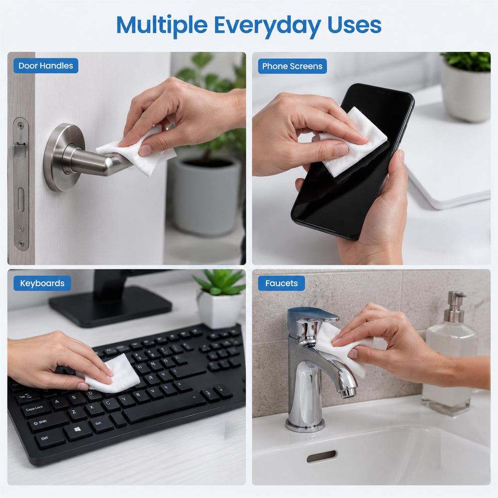 ForPro 128 oz bottle held by hands to show scale and value for professional use