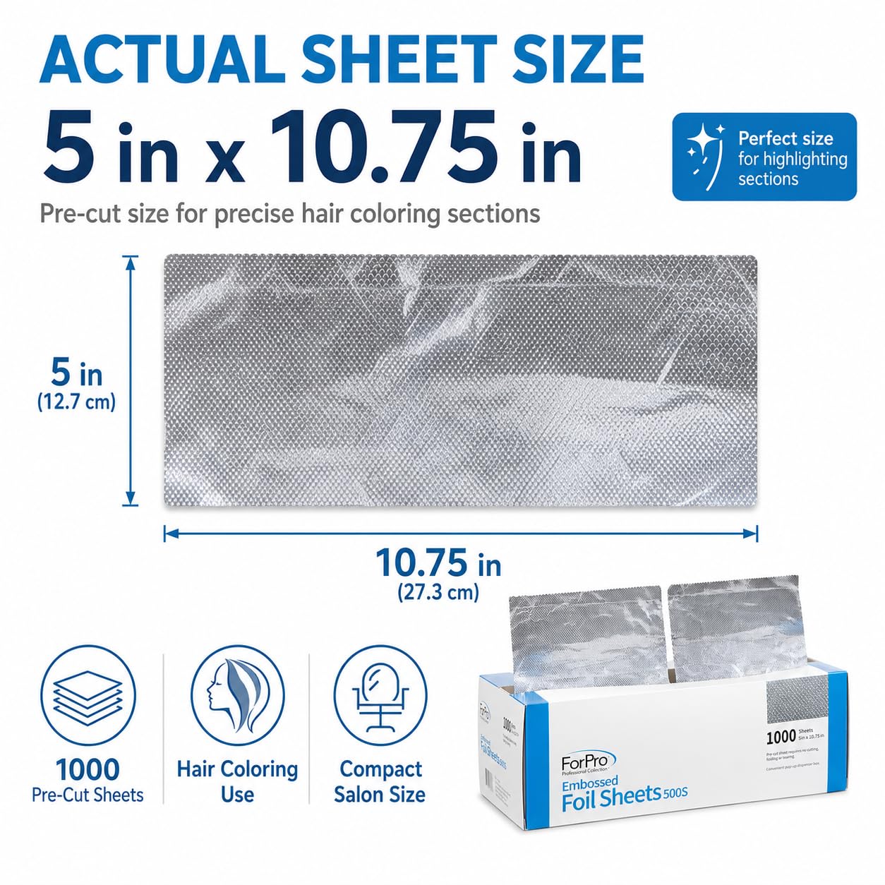 ForPro single sheet detail open illustrating pre-cut convenience benefit