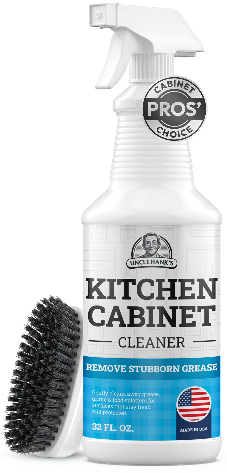 FORTIVO front packaging 32oz bottle showing product and benefit of gentle degreasing