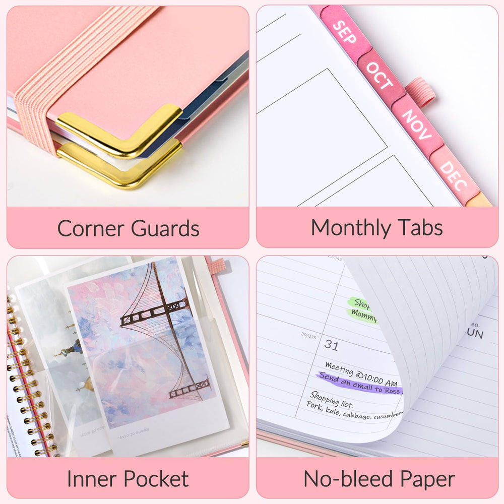 Forvencer interior pocket with notes and receipts organized for convenience