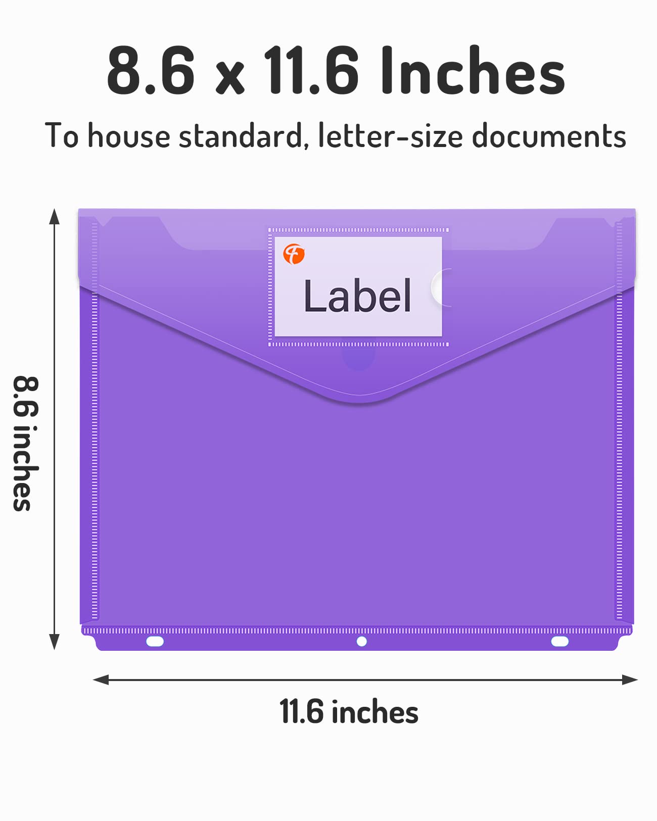 Forvencer mini label pocket detail for quick document identification