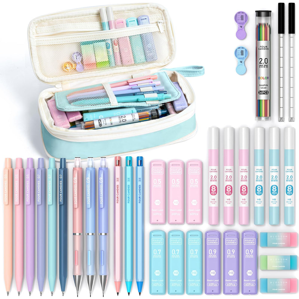 Four Candies front packaging showing complete kit and benefits