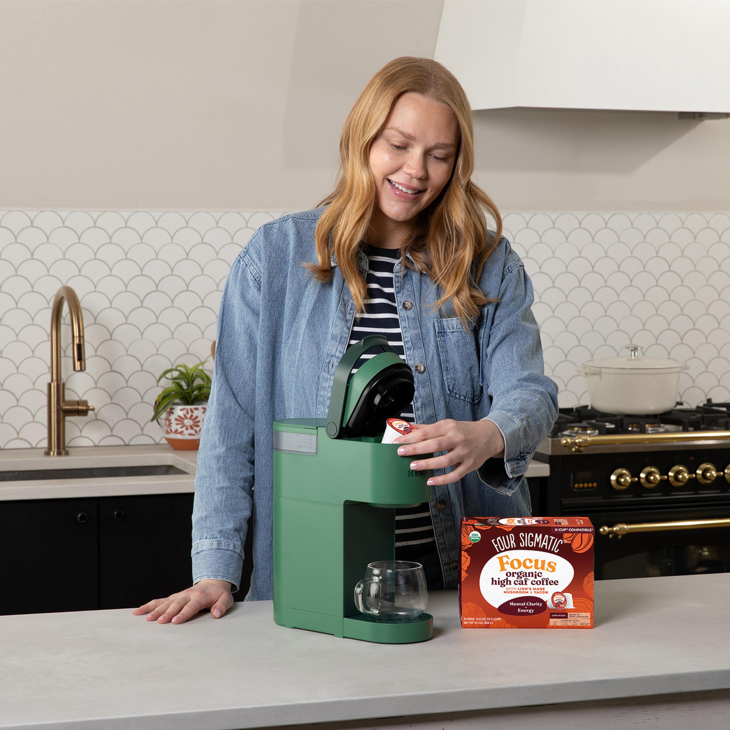 Four Sigmatic label details listing mushrooms and organic ingredients