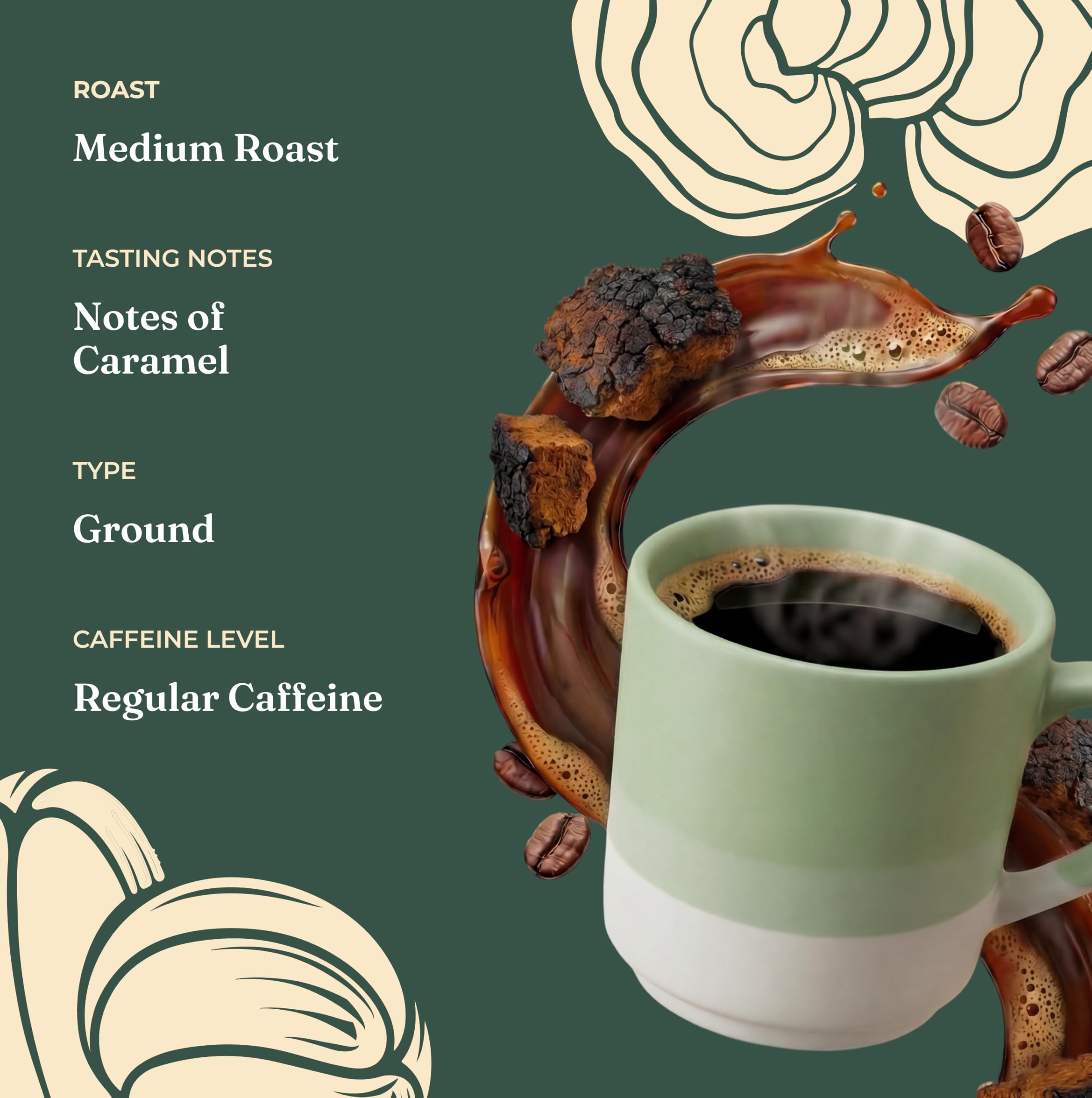 Four Sigmatic scoop with measured serving for consistent use