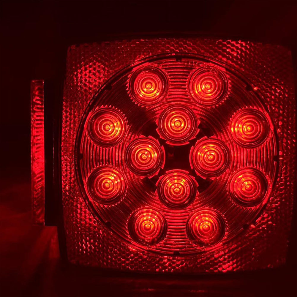 fouwick installed on a boat trailer showing dependable illumination during launches