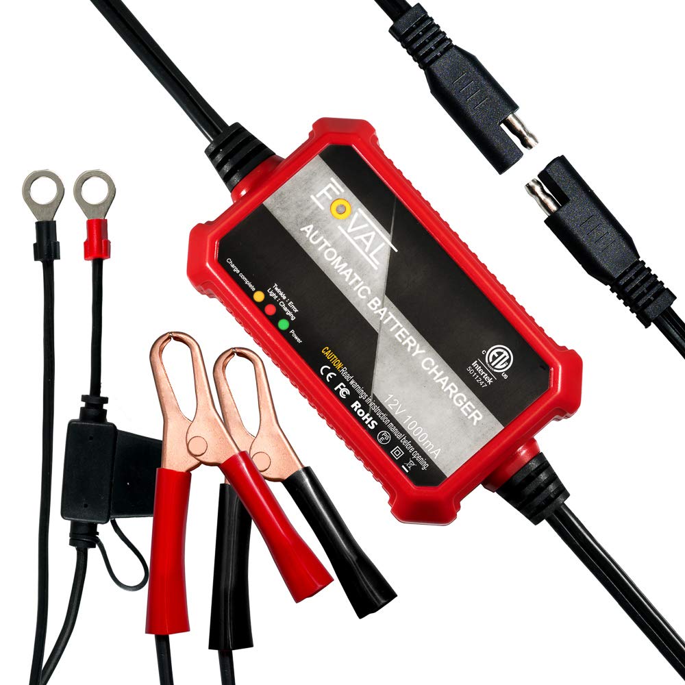 FOVAL front unit showing compact charger design and clear controls for convenience