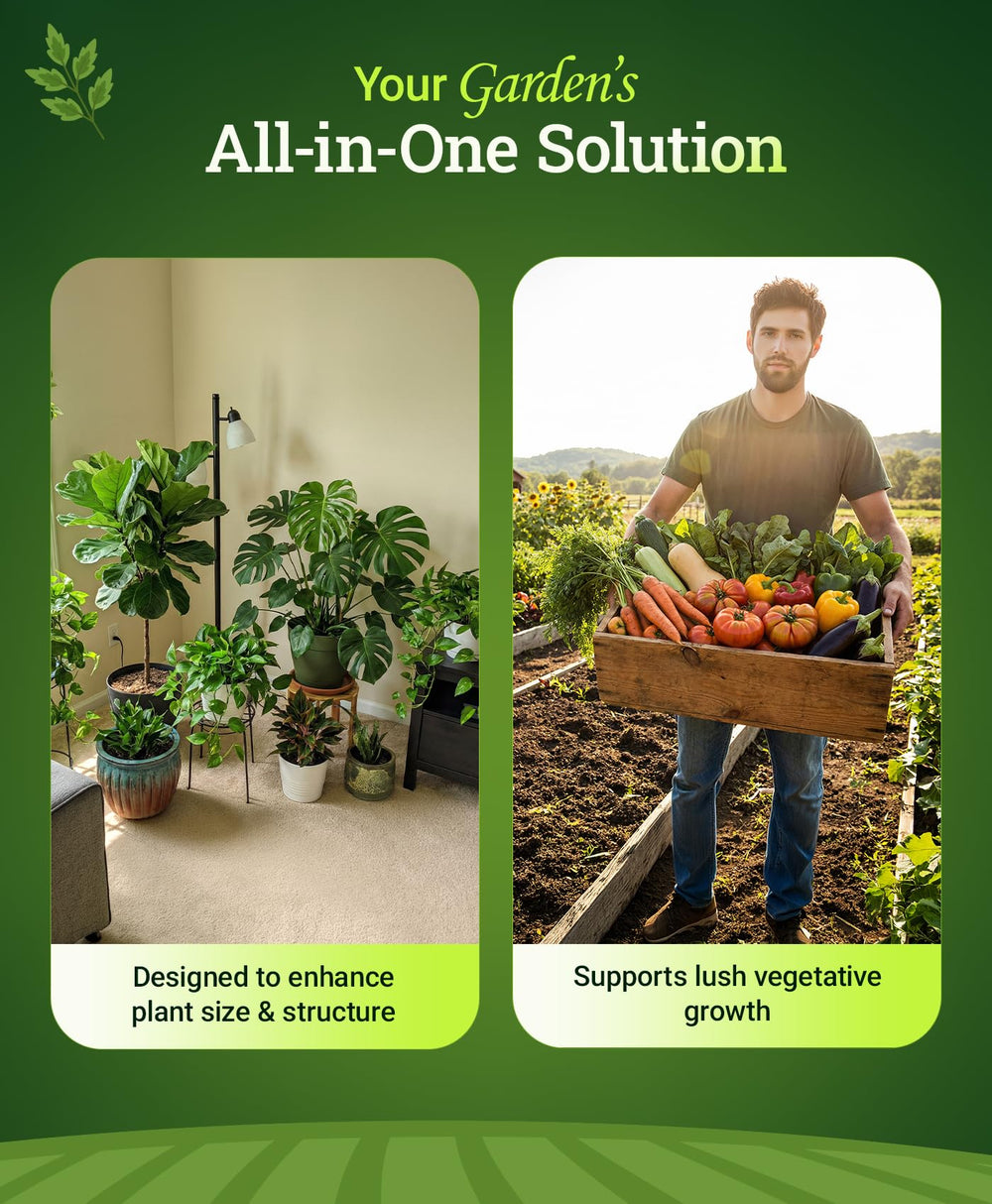 FoxFarm Grow Big foliar spray application on leaves for faster uptake