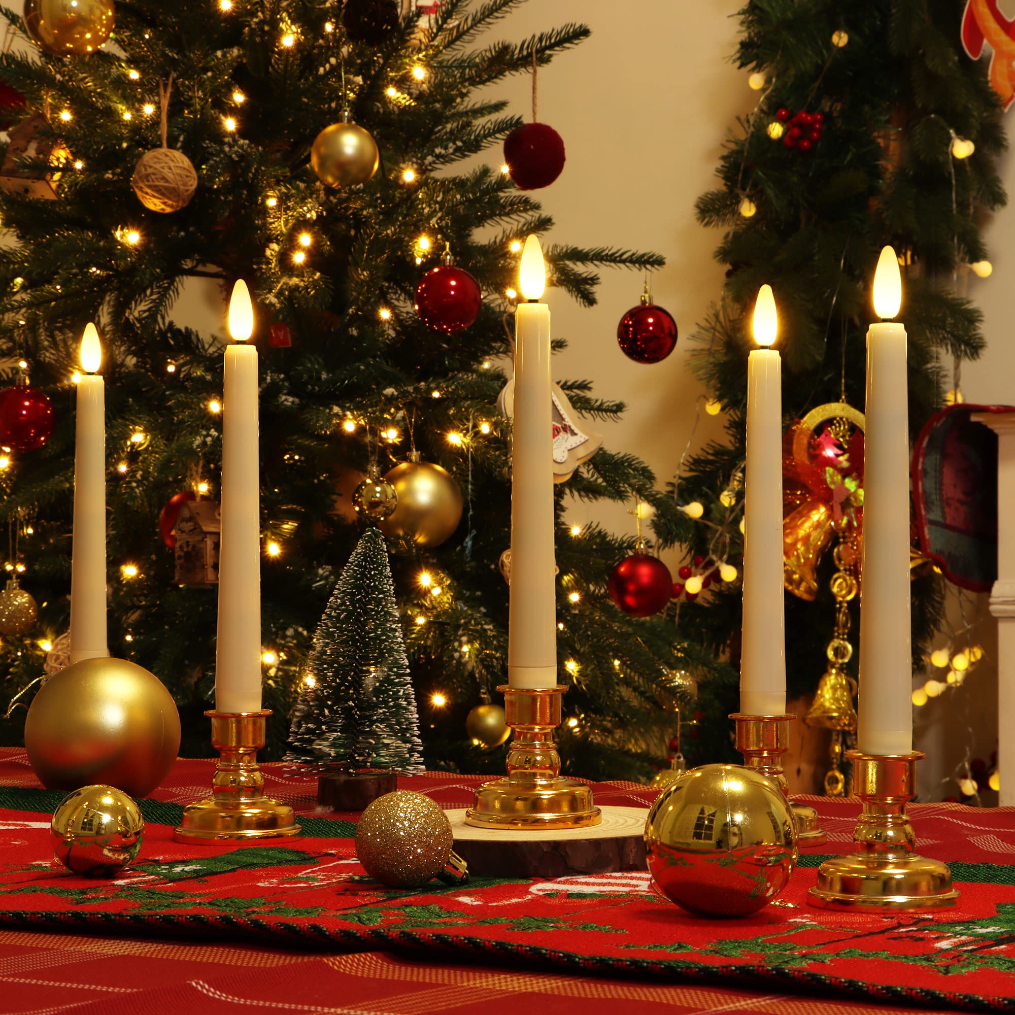 FPOO candles in a romantic dinner setting for safe atmosphere
