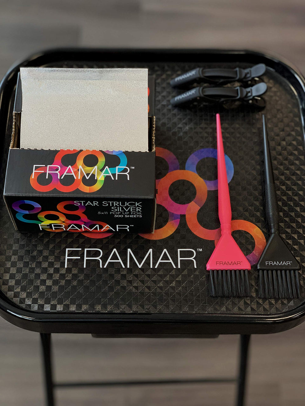 FRAMAR pre-folded edge detail showing quick-application benefit