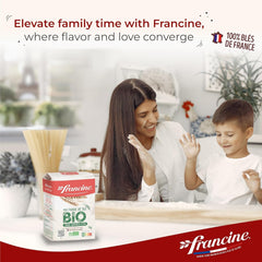 Francine flour close-up texture revealing fine milling for smooth doughs