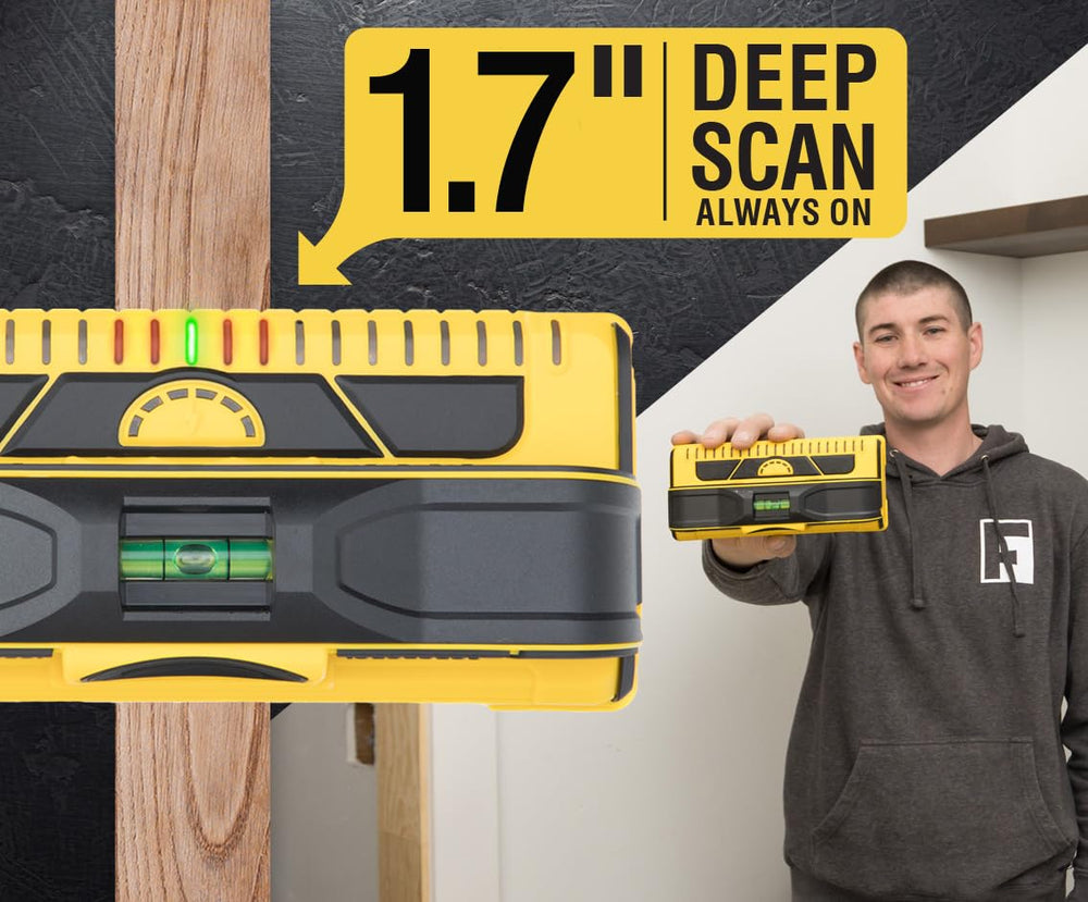 Franklin Sensors M210 with pencil in caddy marking wall for fast, accurate placement