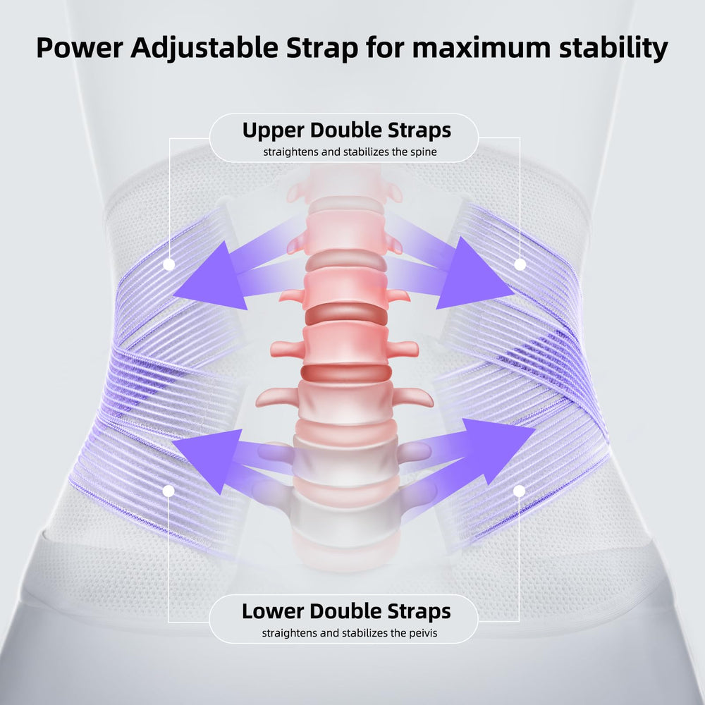 FREETOO dual strap adjustment in use providing targeted compression