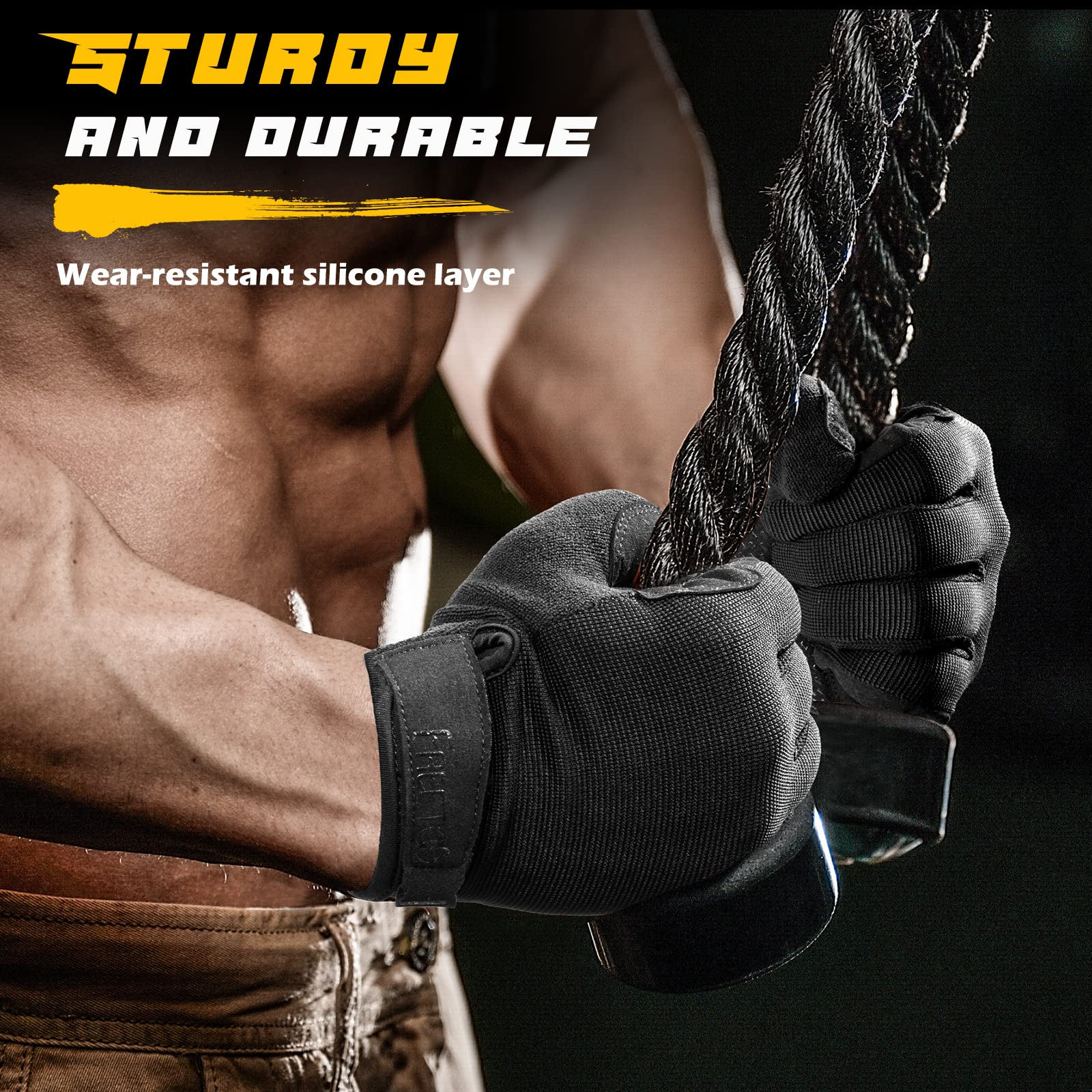 FREETOO back detail highlighting stretchable knit for flexible, breathable fit