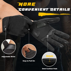 FREETOO palm close-up with silicone dots and foam padding for enhanced grip