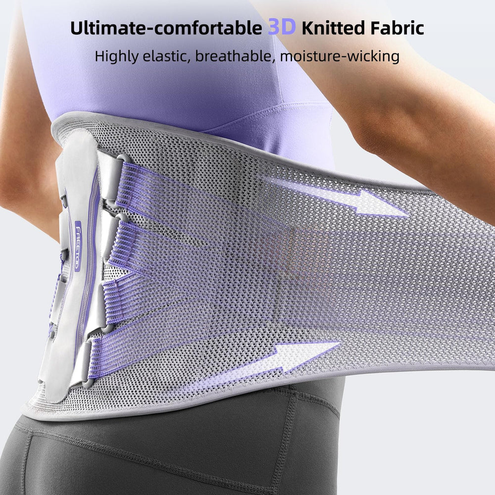 FREETOO support stays and springs assembly demonstrating firm stabilization