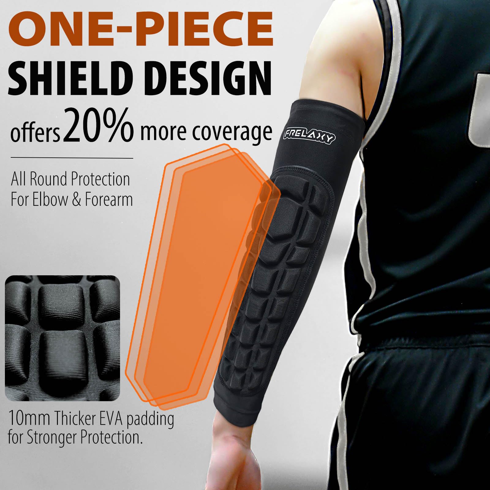 Frelaxy close-up of foam padding texture showing enhanced shock absorption