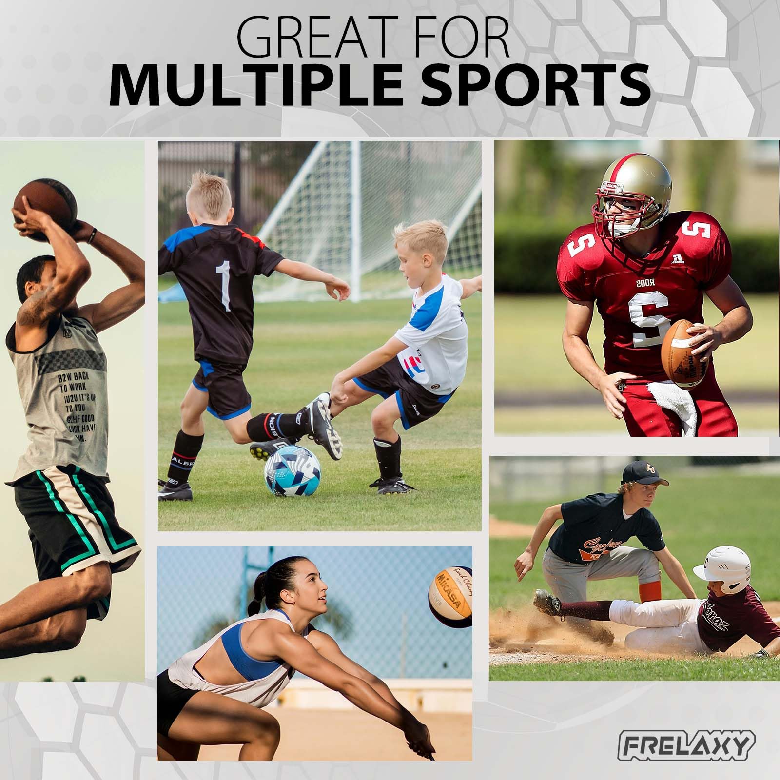 Frelaxy sleeves used in outdoor soccer practice offering sun protection