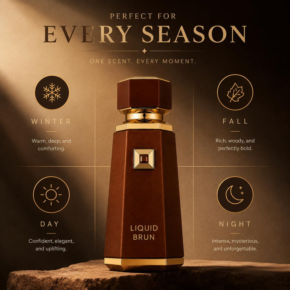 French Avenue Liquid Brun close-up of perfume liquid color revealing rich amber tones
