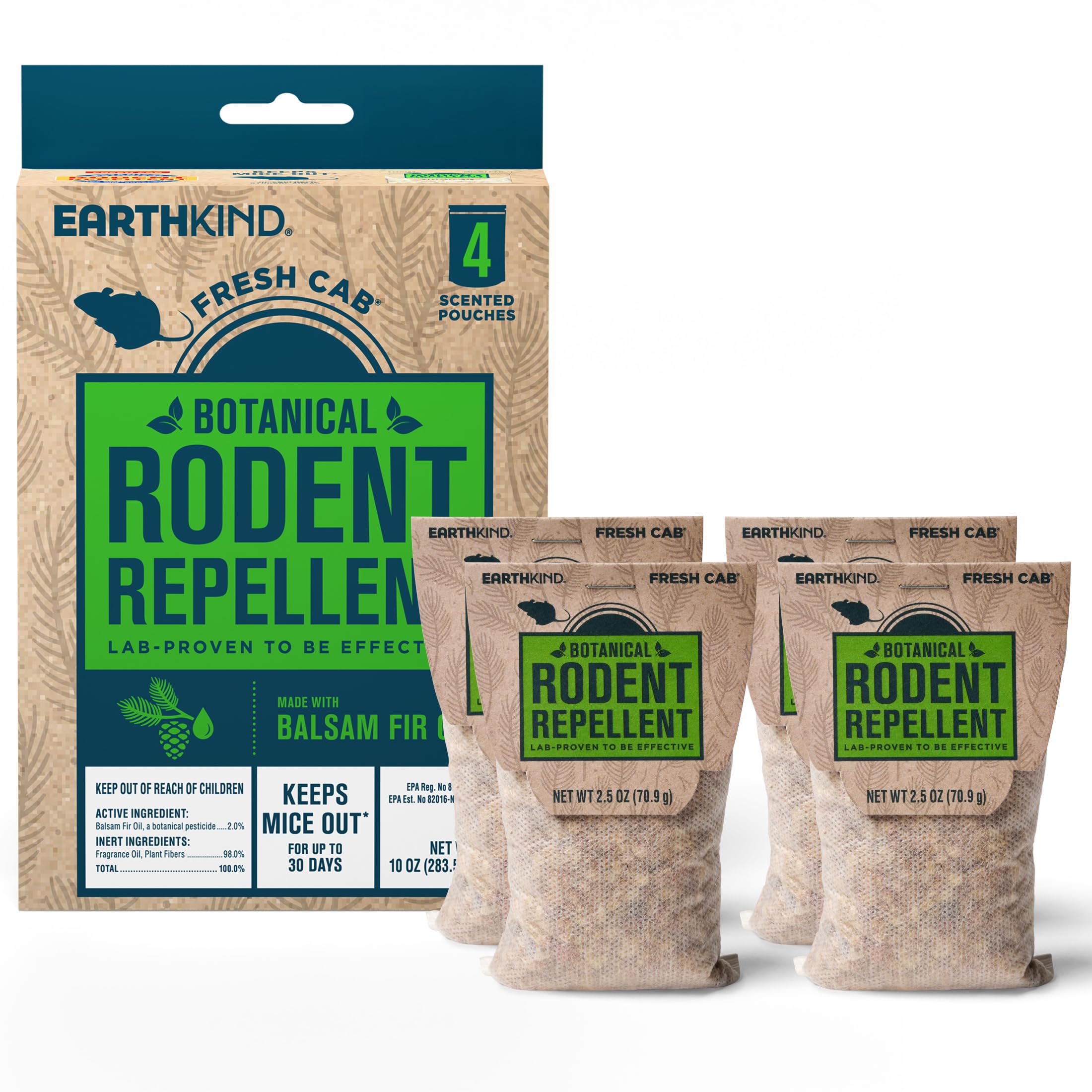 Fresh Cab front packaging showing 4-pack and product benefit