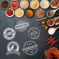Fresh Finest close-up of cayenne powder texture highlighting fine grind and bright color benefit