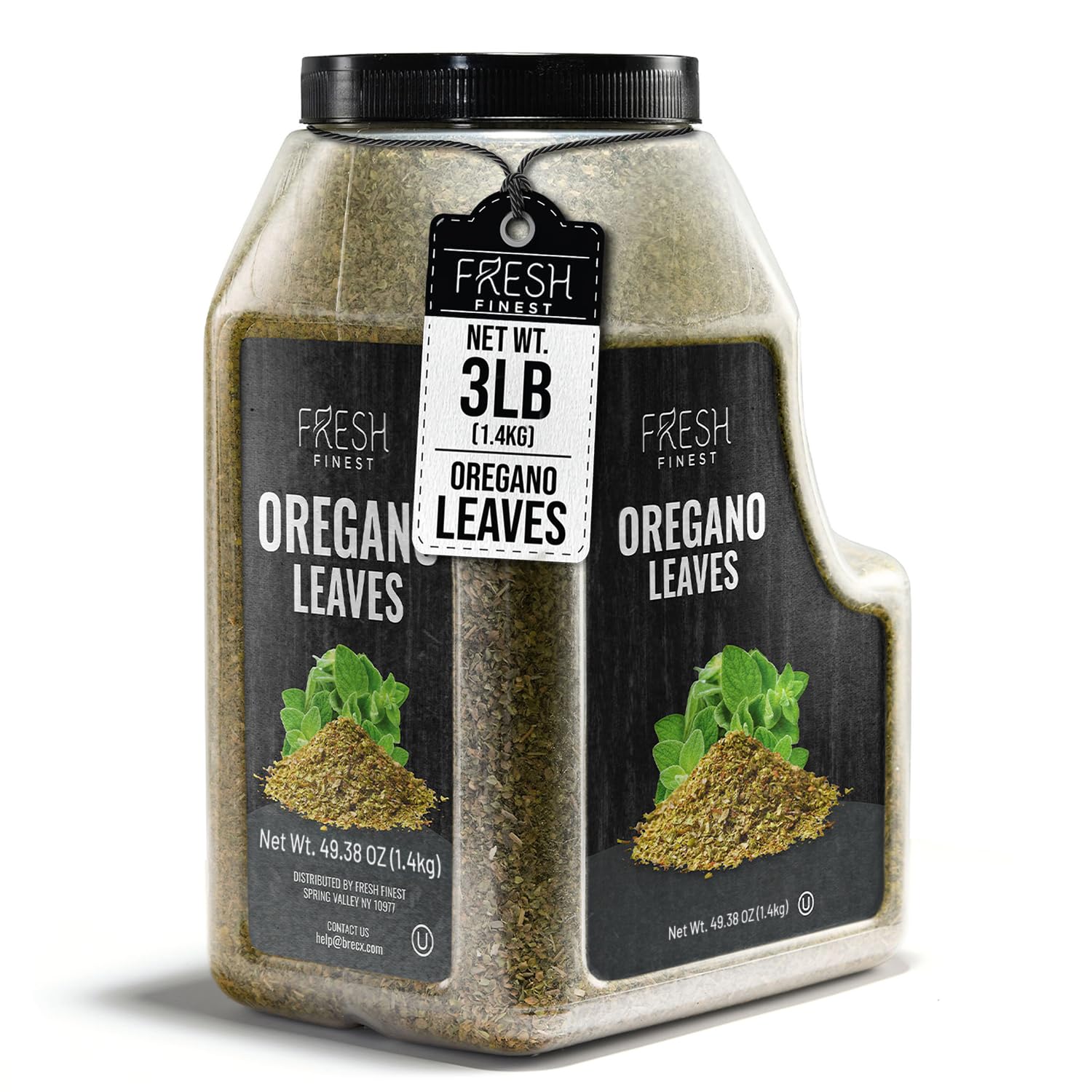 Fresh Finest front packaging showing large bulk jar and clear label benefit pantry-ready supply