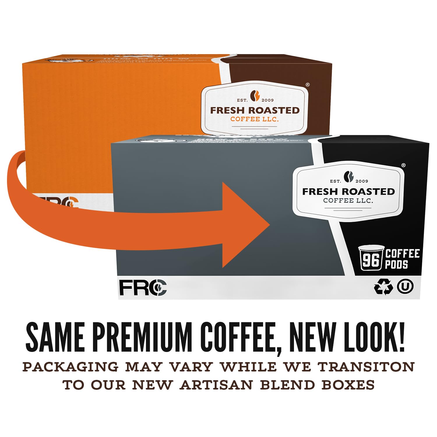 Fresh Roasted Coffee pod close-up highlighting sealed freshness and convenience