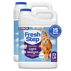 Fresh Step pack front view showing brand and lightweight formula benefits