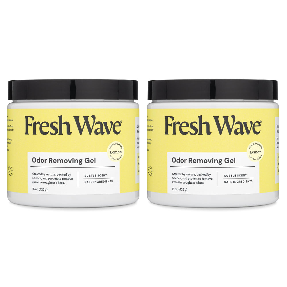 Fresh Wave jar front packaging showing lemon gel and benefits