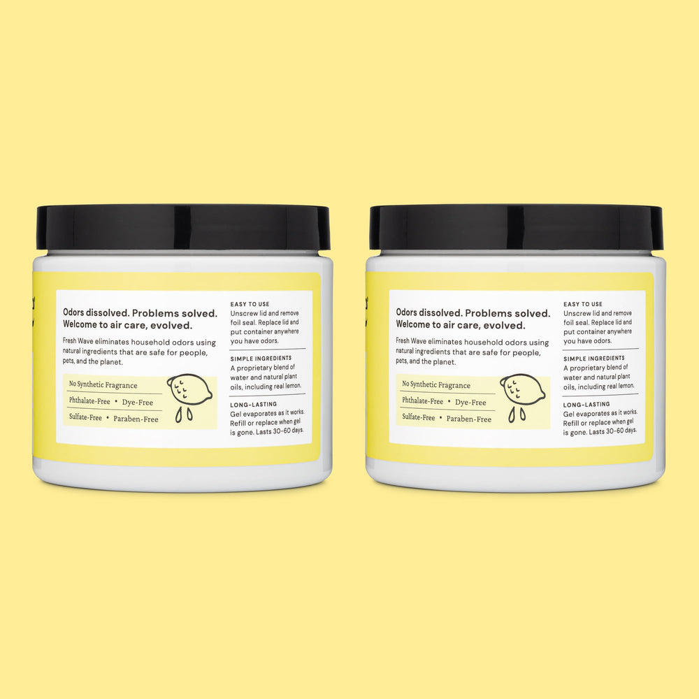 Fresh Wave gel near pet bed controlling pet odors safely
