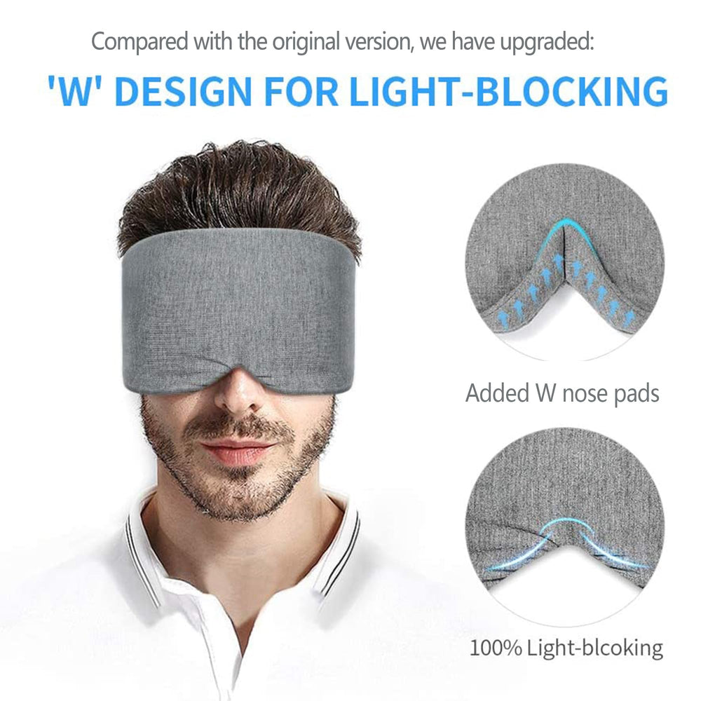 FRESHME close-up of nose pad sealing light, improving darkness